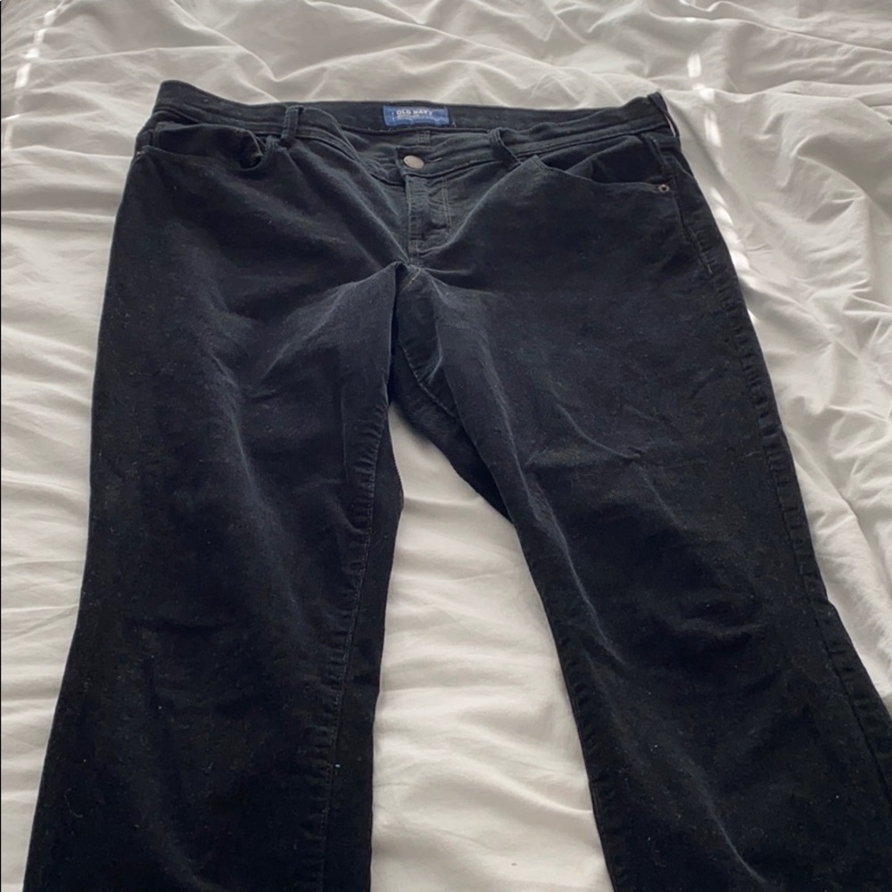 Black Corduroy Jeans